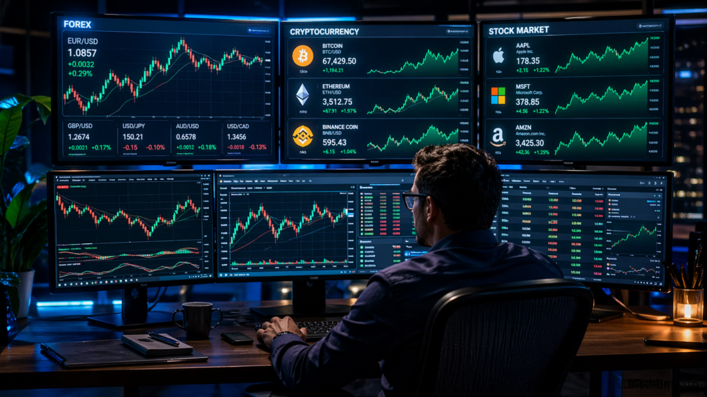 Forex vs Crypto vs Stocks – Which is Best in 2026?